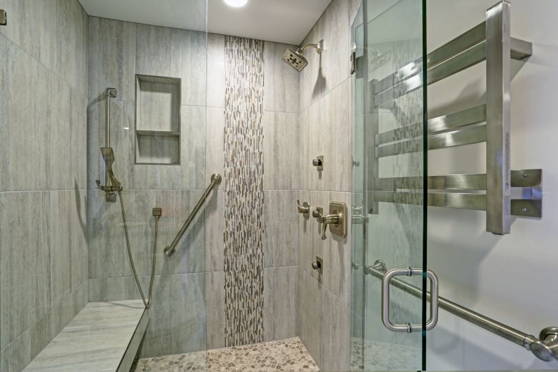 Textured Wall Tiles in Shower